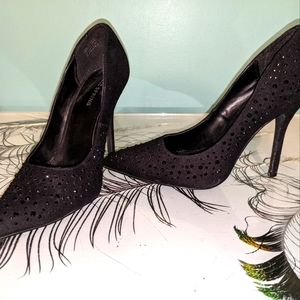 2/$25 Call it spring Rhinestone Holiday Heels